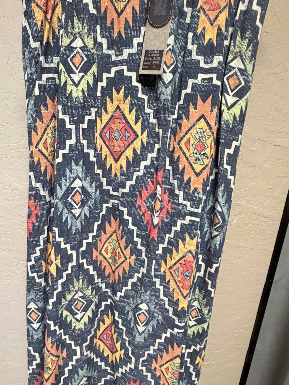 Double D Ranch Pecos Blanket Print Maxi Skort